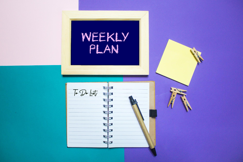 Create a weekly review habit